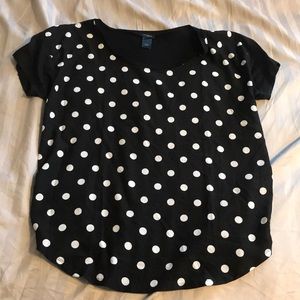 Ann Taylor Polka Dot Tee